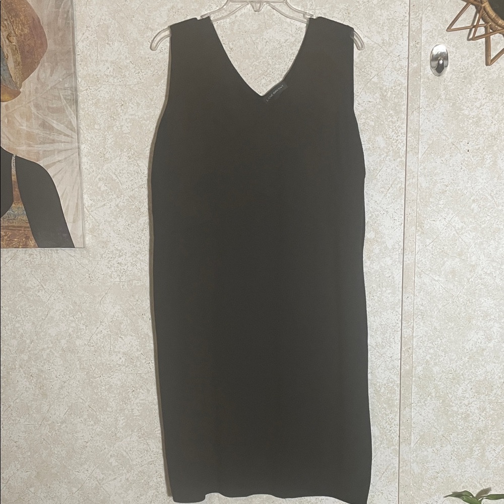 Lane Bryant Classic Knit Black Midi Dress size 22/24